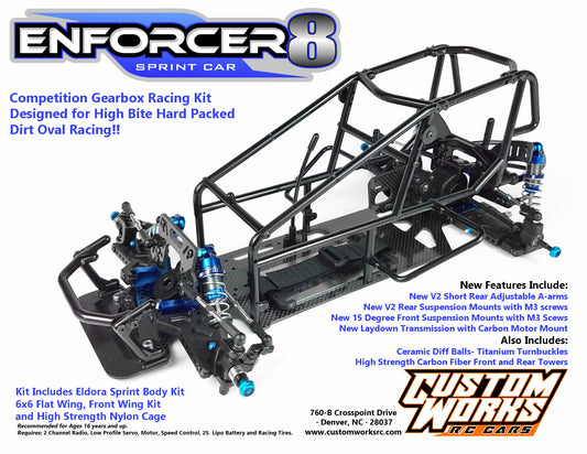 Enforcer 8 GBX Offset Sprint Car Kit, CW-0976