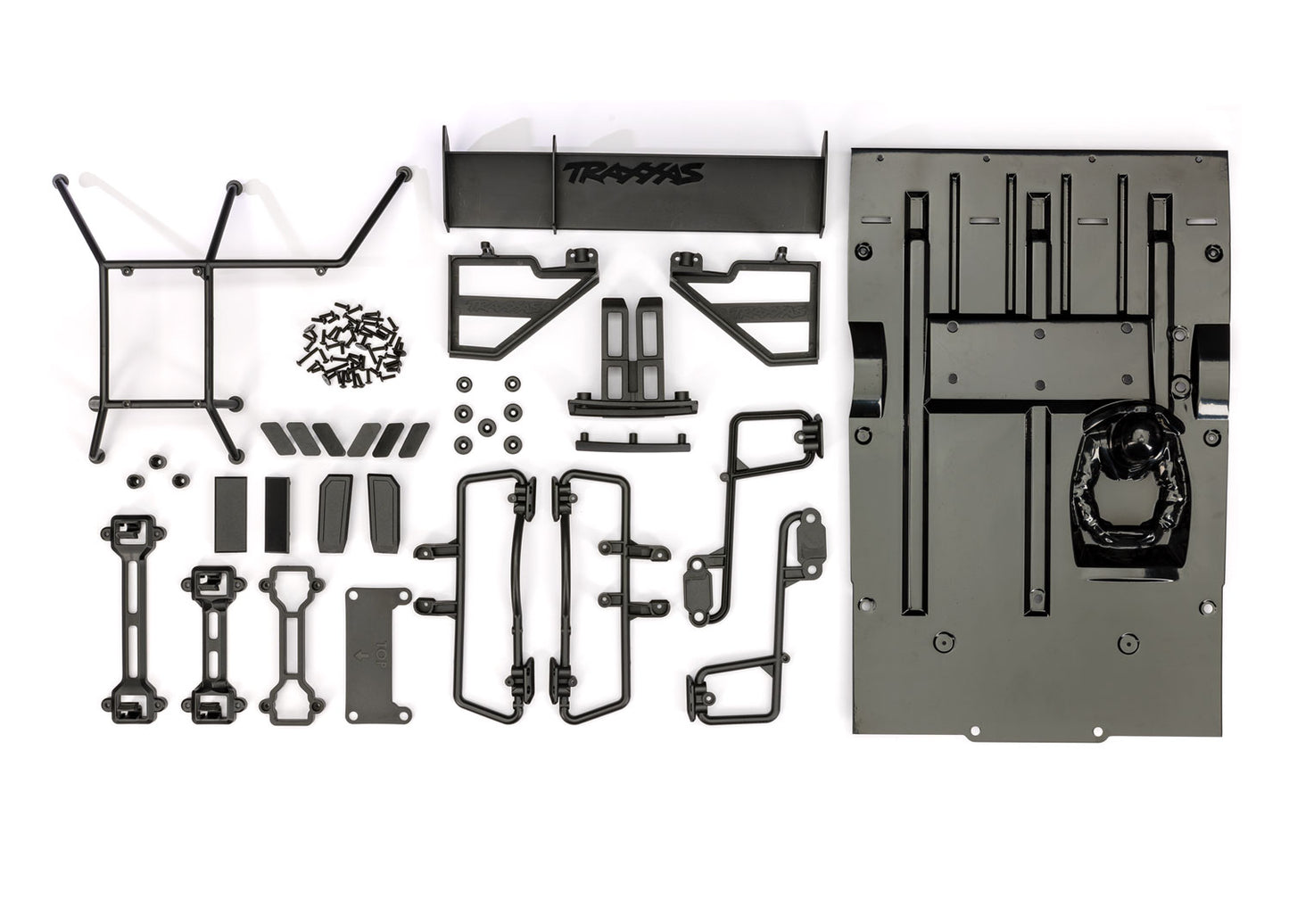 Slash Latemodel Unassembled Body Kit (clear), TRA-10423