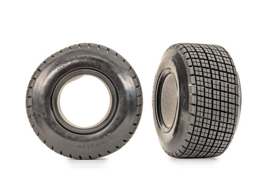 Tires, Hoosier® (dual profile 4.3x1.7- 2.2/3.0") (2)/ foam inserts (2), TRA-10470