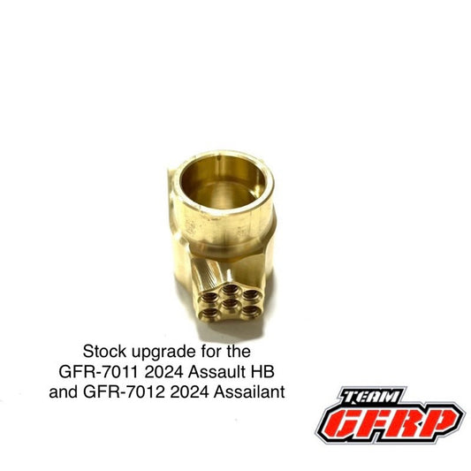 Metric Brass Rear Hub (Dirt Oval) GFR-7004M