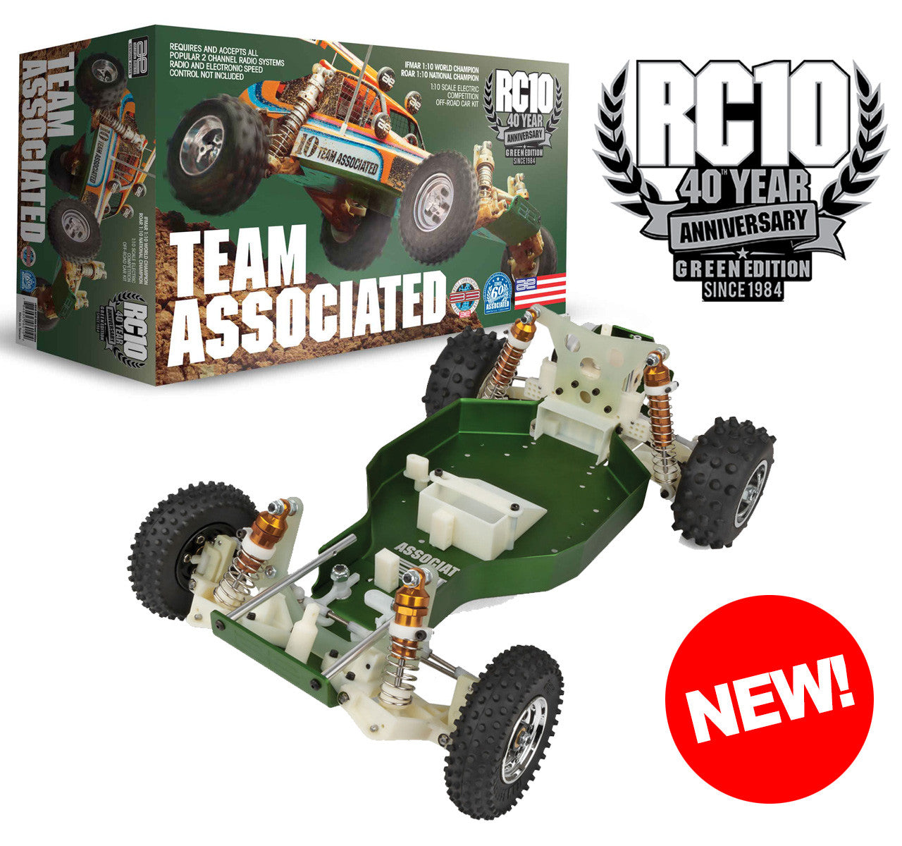 RC10 Classic 40th Anniversary Green Edition, ASC-6010