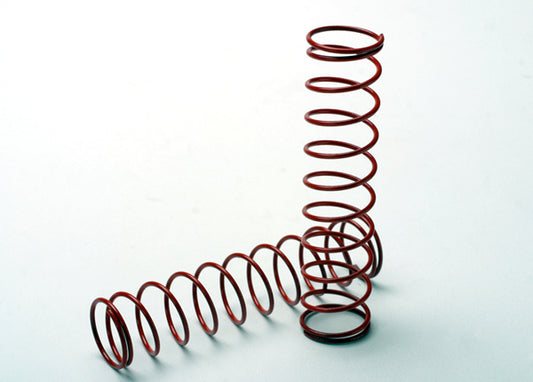 Springs, red (for Ultra Shocks only) (2.5 rate) (f/r) (2) TRA-4957