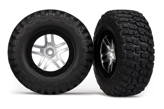 Tire & Wheel assembled, BFGoodrich® Mud-Terrain glued (2) (2WD Front) TRA-5877