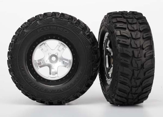 Tire & Wheel assembled, Kumho tires glued (2) (2WD rear only) TRA-5880
