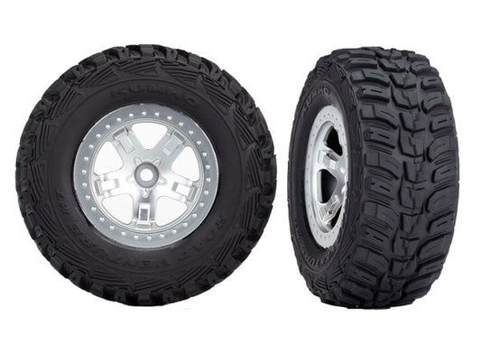 Tire & wheel assembled, Kumho tires glued (2) (4WD front/rear, 2WD rear only) TRA-5880X