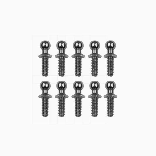 RC10 Ballstud Set .30, silver, ASC-6273