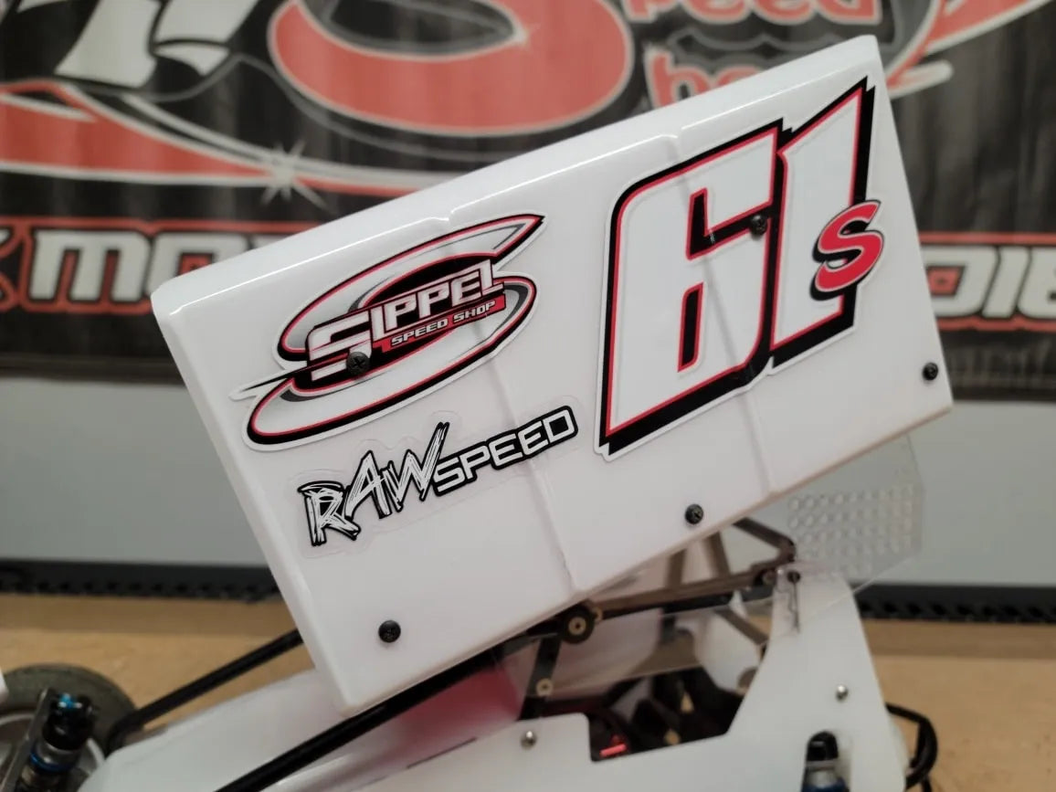 Sippel Sprint Car 7x7 Flat Top Wing - 7in Top Flat Wing