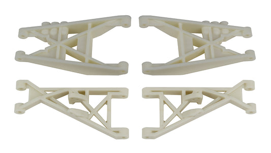 RC10T Front and Rear Suspension Arms, white, ASC-7806