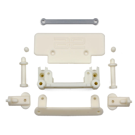 RC10T Front Bulkhead, Bumper and Body Mounts, ASC-7809