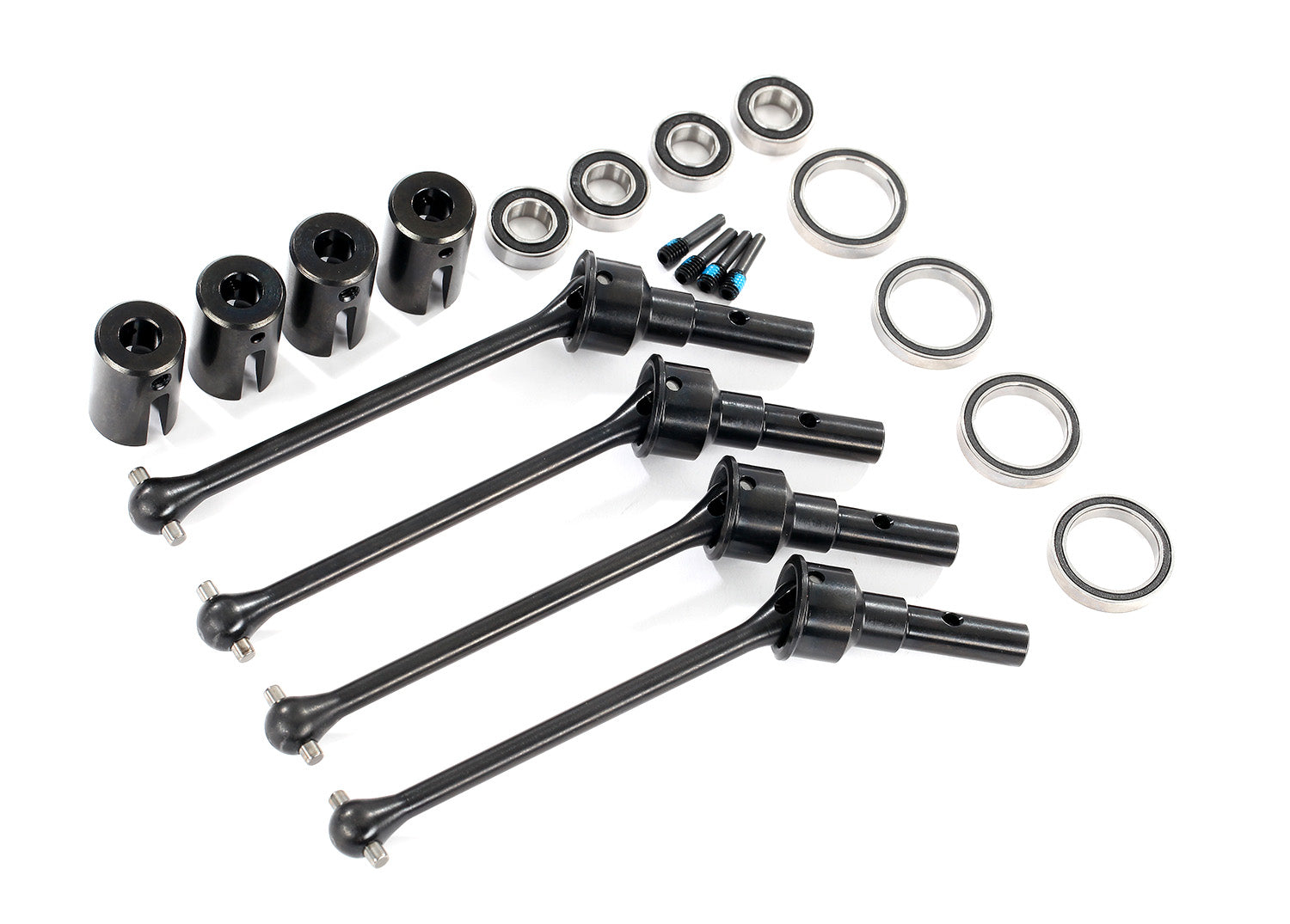 Traxxas Maxx Driveshafts, steel constant-velocity (assembled), front or rear (4), TRA-8950X