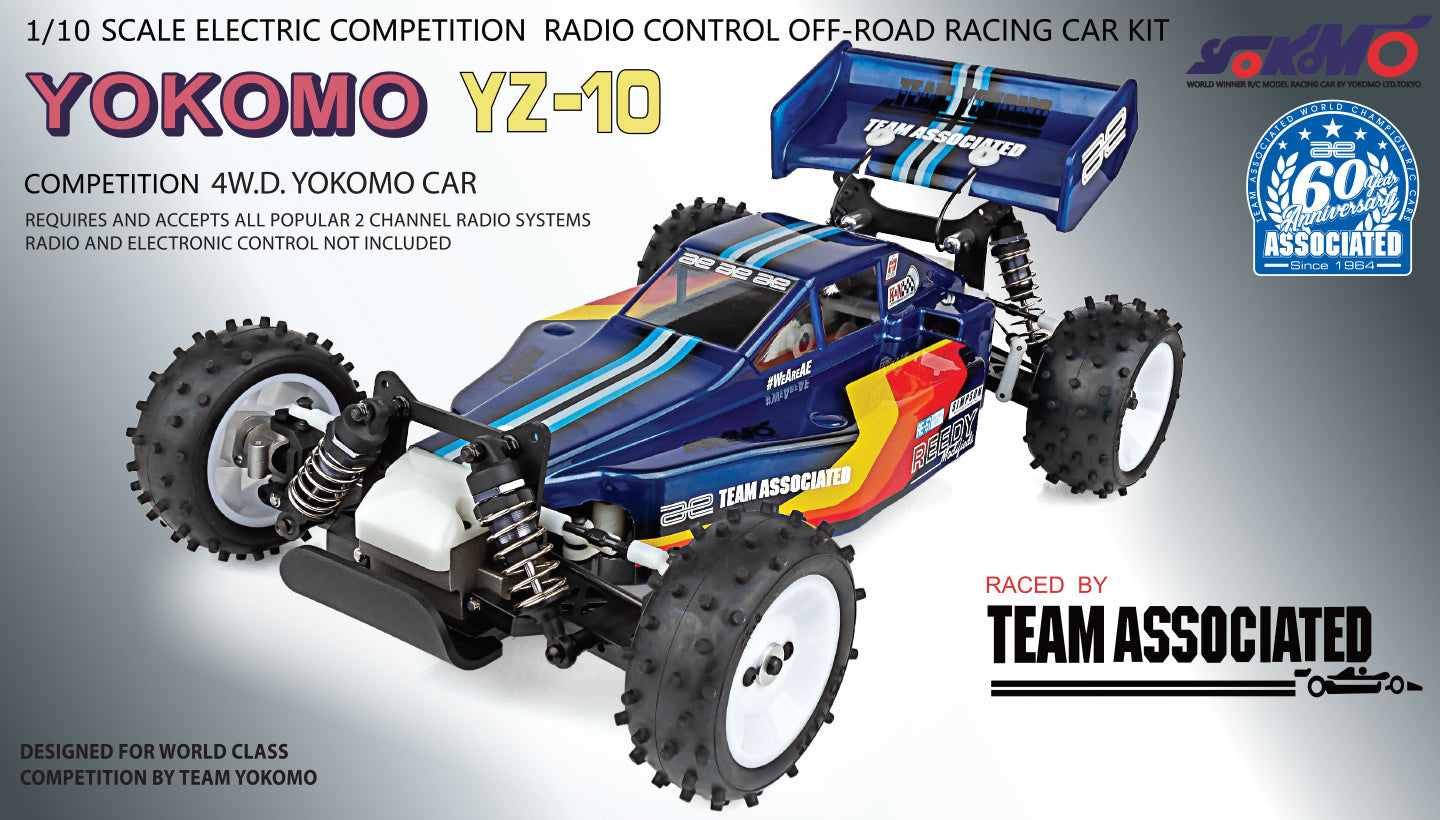 Team Associated / Yokomo YZ-10 Classic Blue Kit, ASC-9065