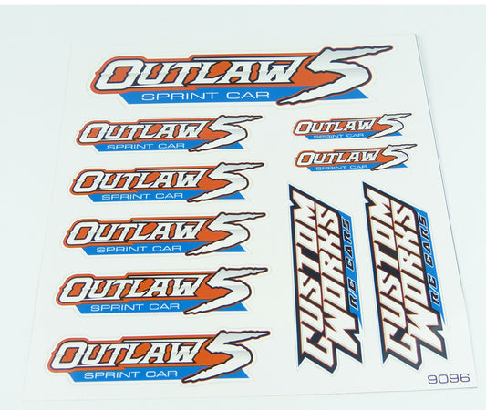 Outlaw 5 Decal Set, CW-9096