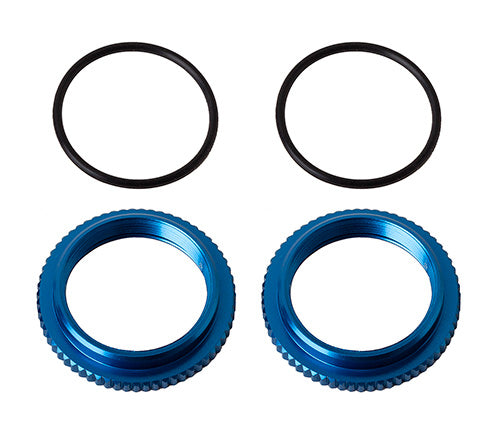 13mm Shock Collars, blue aluminum ASC-91928