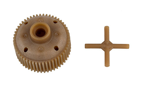 RC10B7 Gear Differential Case and Cross Pins, ASC-92420