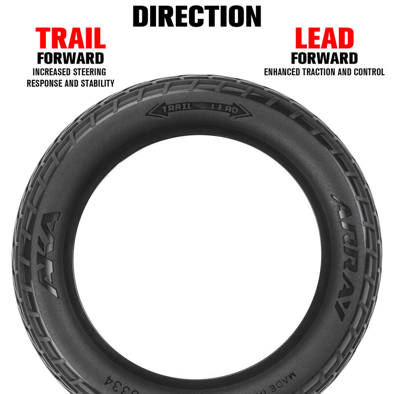 AKA 1/10 Array Front 2.2" Dirt Oval Tires (2), AKA13334