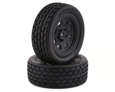 SR10 Pre-Mounted Street Stock Tires w/Front Wheels (2), ASC-71194