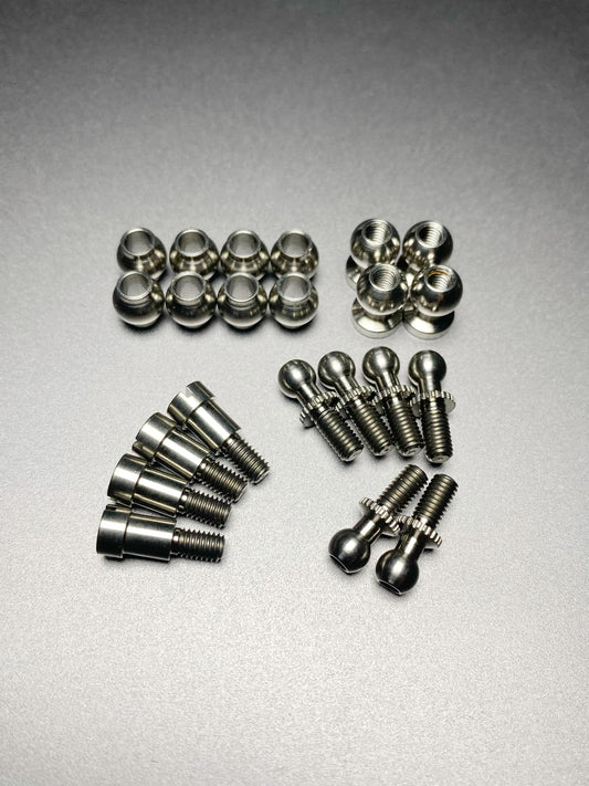 Titanium Hardware Set for Works 91/92 Yokomo Dogfighter