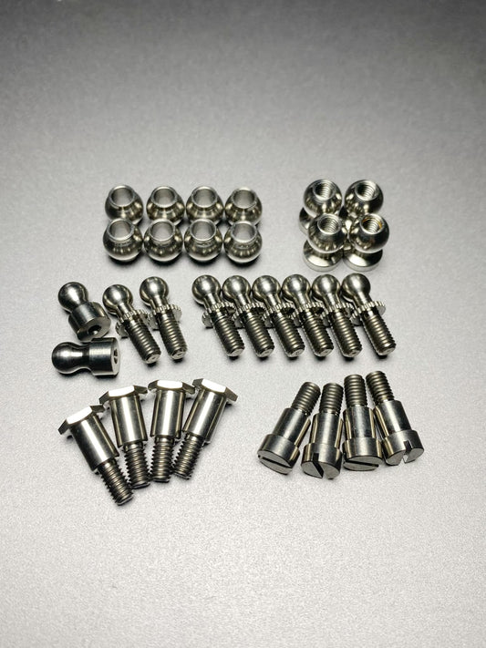 Titanium Hardware Set for Works YZ-10 93 wcs 94 95 Yokomo Dogfighter, FZ-050.94