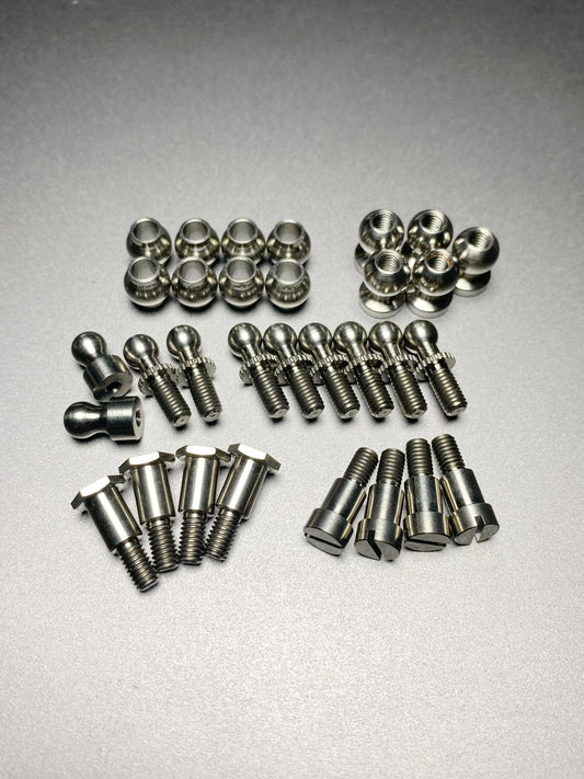 Titanium Hardware Set for Works YZ-10 97 Yokomo Dogfighter, FZ-050.97