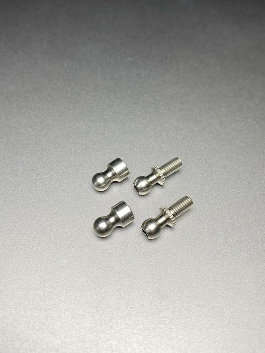 4.3mm Ball Studs For Anti-Roll Bar Yokomo Dogfighter 870, works 91/92 93 93wcs and Yz-10 94 to 97, FZ-0504