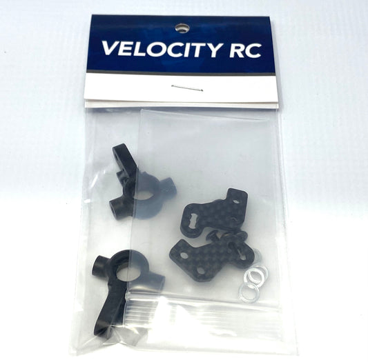 Velocity RC Aluminum Zero Trailing Spindles for all AE Conversions