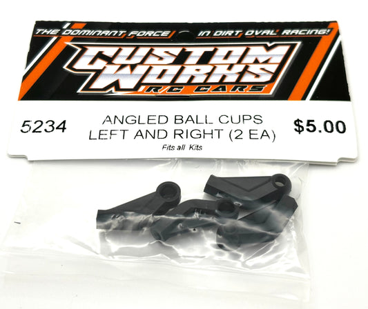 Left and Right Angled Ball Cups (2 each), CW-5234