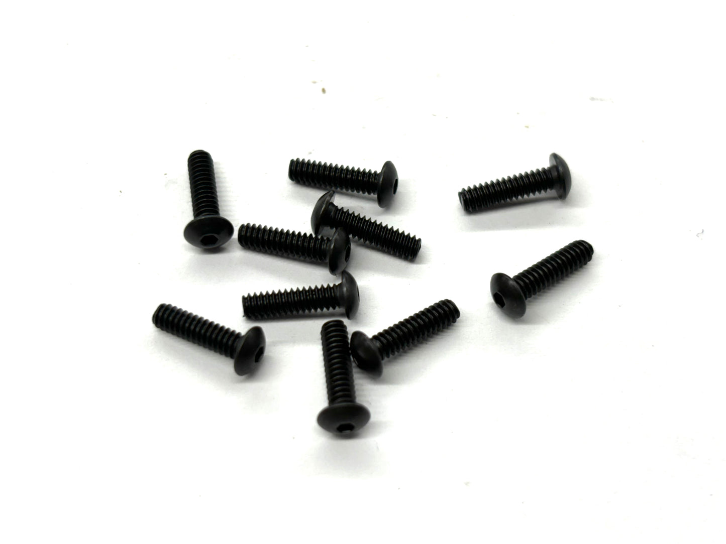 4-40 x 7/16 Button Head Screw (Black Steel) Set of 10, VRC-8259