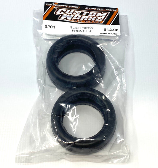 Front Slick Tires HB Compound Rubber Tires, CW-6201