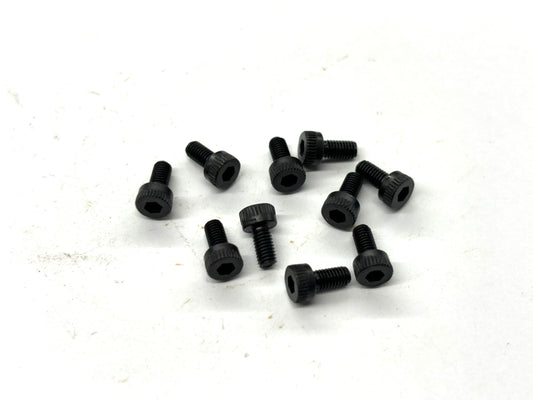 3mm x 6mm Metric Cap Head Screw (Black Steel) Set of 10, VRC-8264