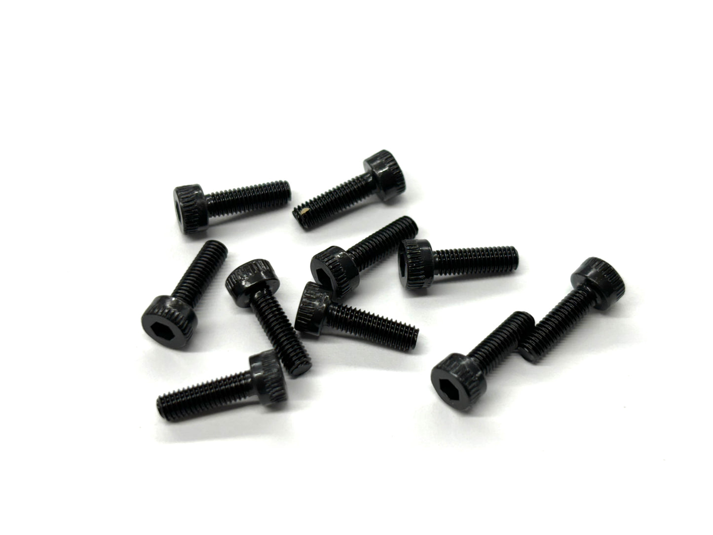 3mm x 10mm Metric Cap Head Screw (Black Steel) Set of 10, VRC-8266