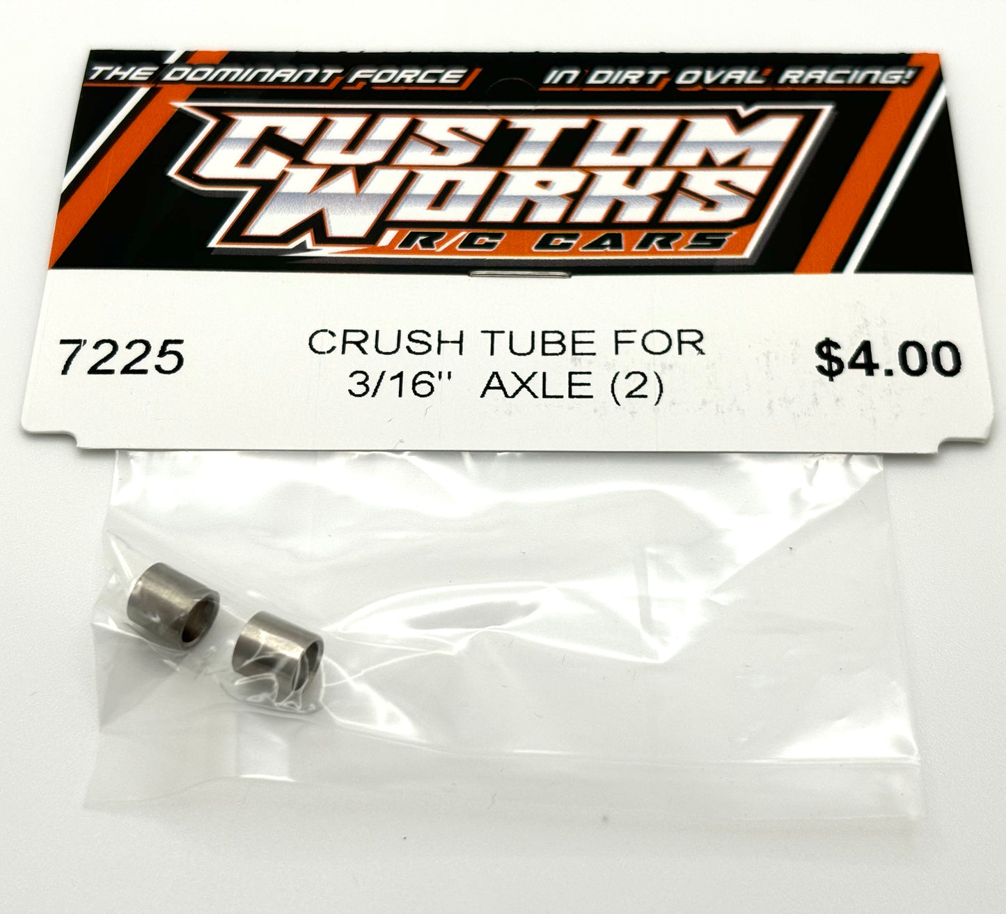 Crush Tube for 3/16” Axle (2), CW-7225