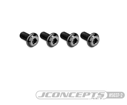 JConcepts 3x6mm Top Hat Titanium Screws (4), JCO-5037