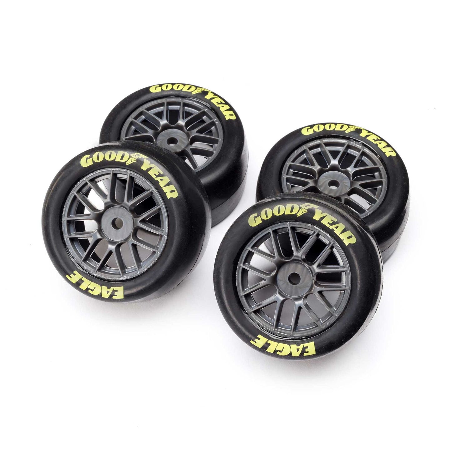 Goodyear Eagle Mounted Tires, Medium (4): NASCAR GROM