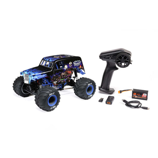 Losi 1/18 Mini LMT 4X4 Brushed Monster Truck RTR, Son-Uva Digger - LOS01026T2