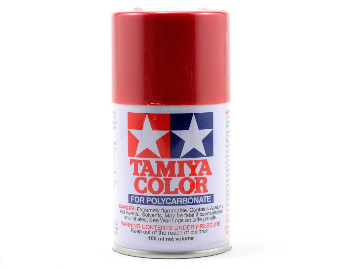 Tamiya PS-15 Metallic Red Lexan Spray Paint (100ml) TAM86015