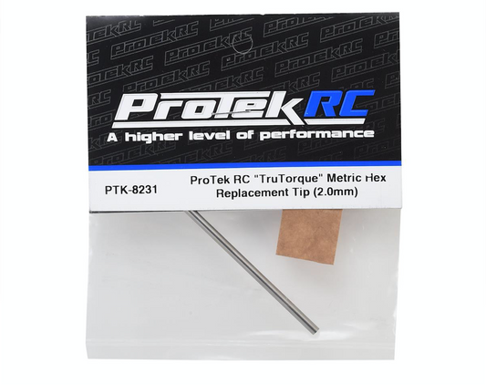 ProTek RC "TruTorque" HSS Steel Metric Hex Replacement Tip (2.0mm) PTK-8231