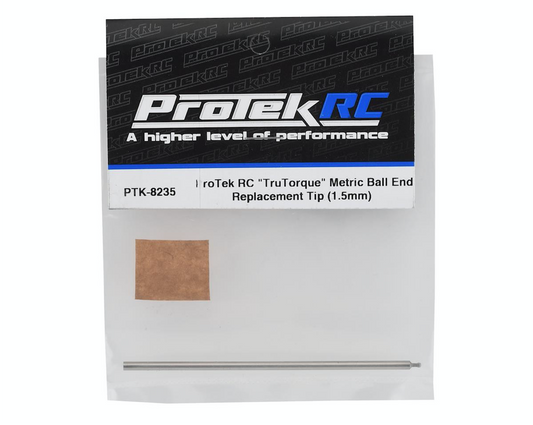 ProTek RC "TruTorque" HSS Steel Metric Ball End Replacement Tip (1.5mm) PTK-8235