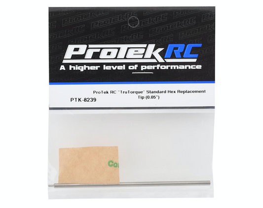ProTek RC "TruTorque" HSS Steel Standard Hex Replacement Tip (0.05") PTK-8239