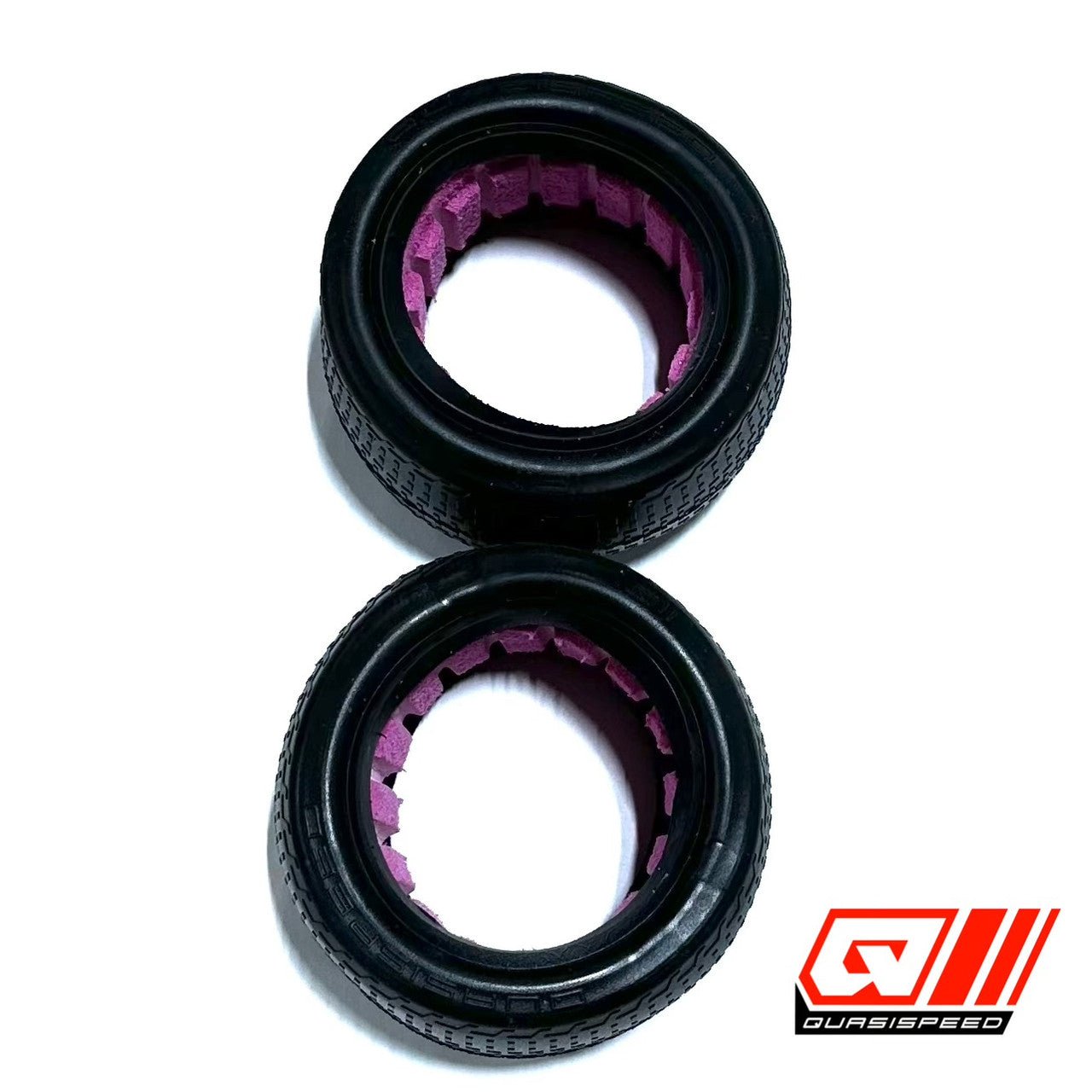 QuasiSpeed Rubber LOW PIN / LOW TREAD Rear Tires with Inserts (2) QS-1616