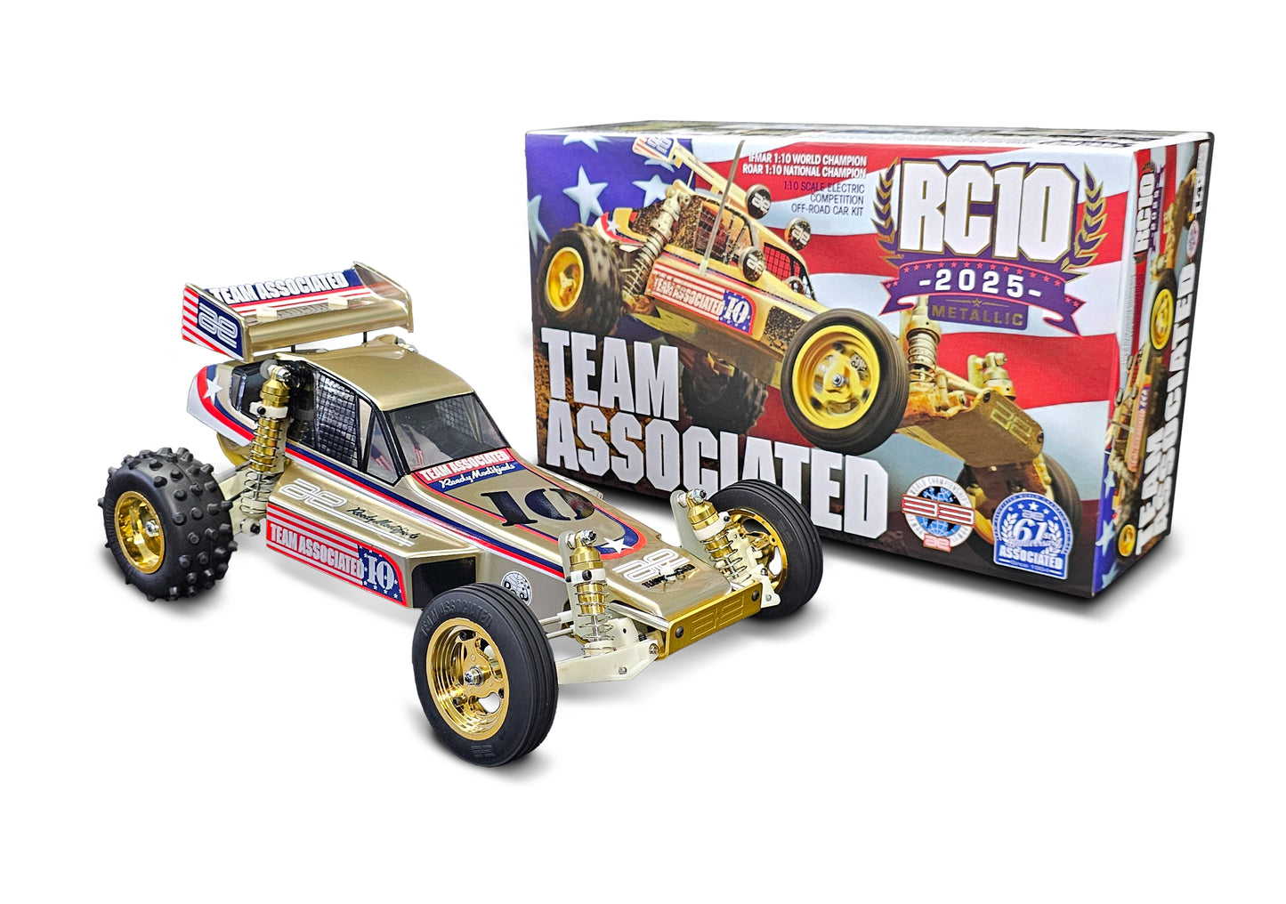 RC10 2025 Metallic Gold Special Edition Kit, ASC-6042 (COMING SOON)