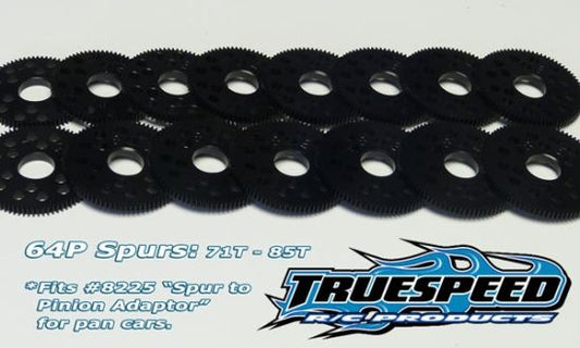 Custom Works RC Truespeed 64P Spur Gears