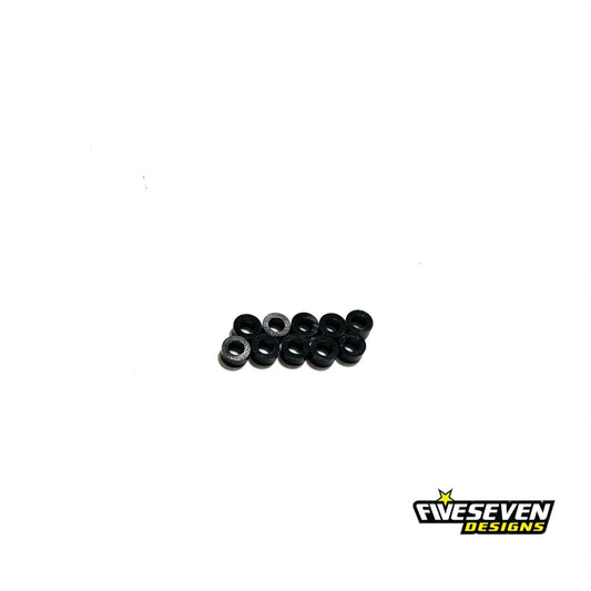 Five Seven Designs 1/8x1/8 Plastic Spacers (10 pk), 57-1240