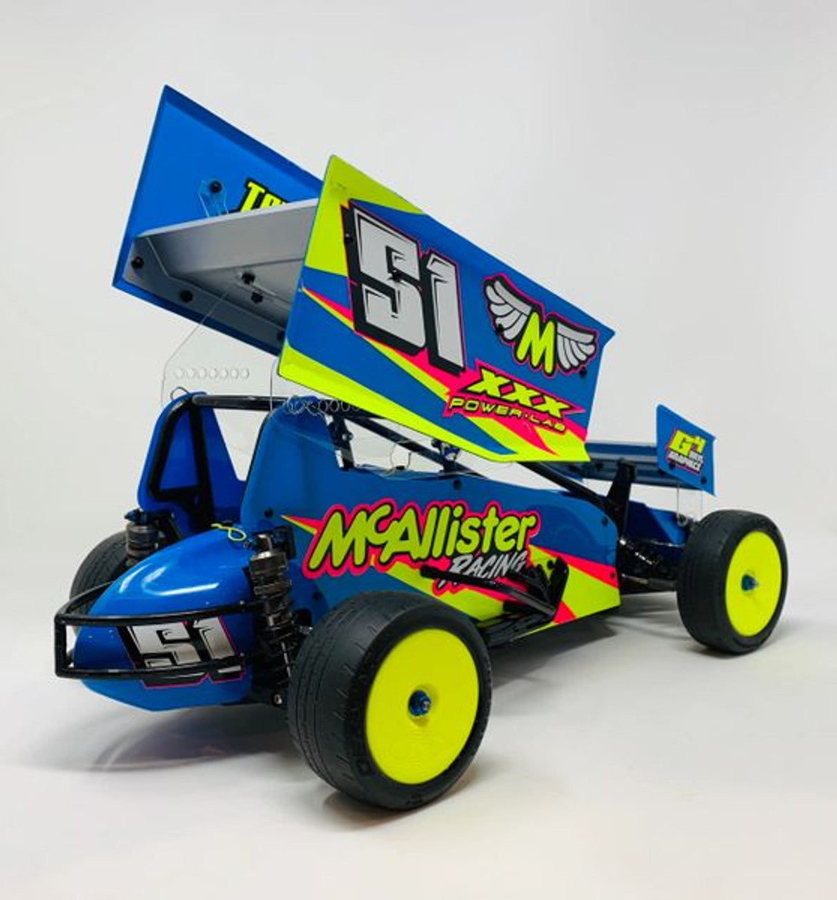 McAllister Racing Placerville Sprint Body (Complete with Wings) 7x7, 430