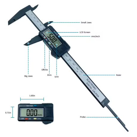 Vault RC Digital RC Caliper, VRC-1121