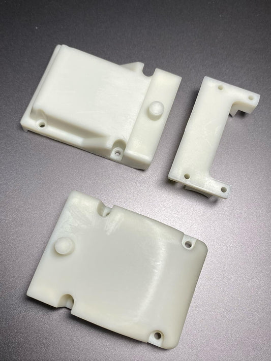 Bulkhead Caps Set (White) For Yokomo Dogfighter, FZ-003