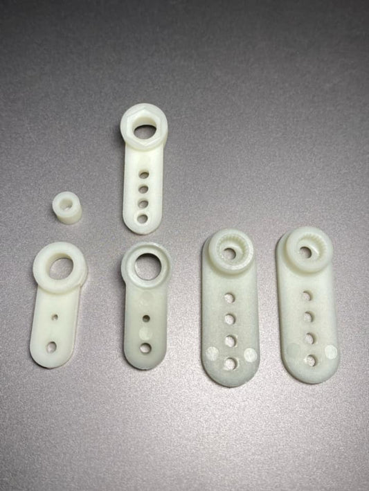 Steering Parts Set (White) For Yokomo Dogfighter, FZ-004