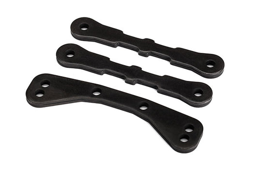 Traxxas X-Maxx Bulkhead tie bar, upper (1)/ lower (2) (steel), TRA-7726