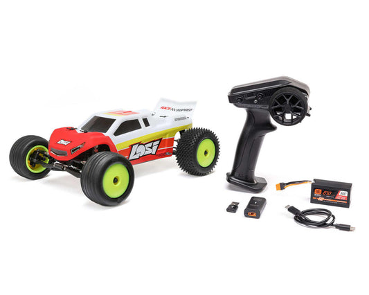 Losi Mini-T 2.0 V2 1/18 RTR 2WD Brushless Stadium Truck (Red) w/2.4GHz Radio, Battery & Charger