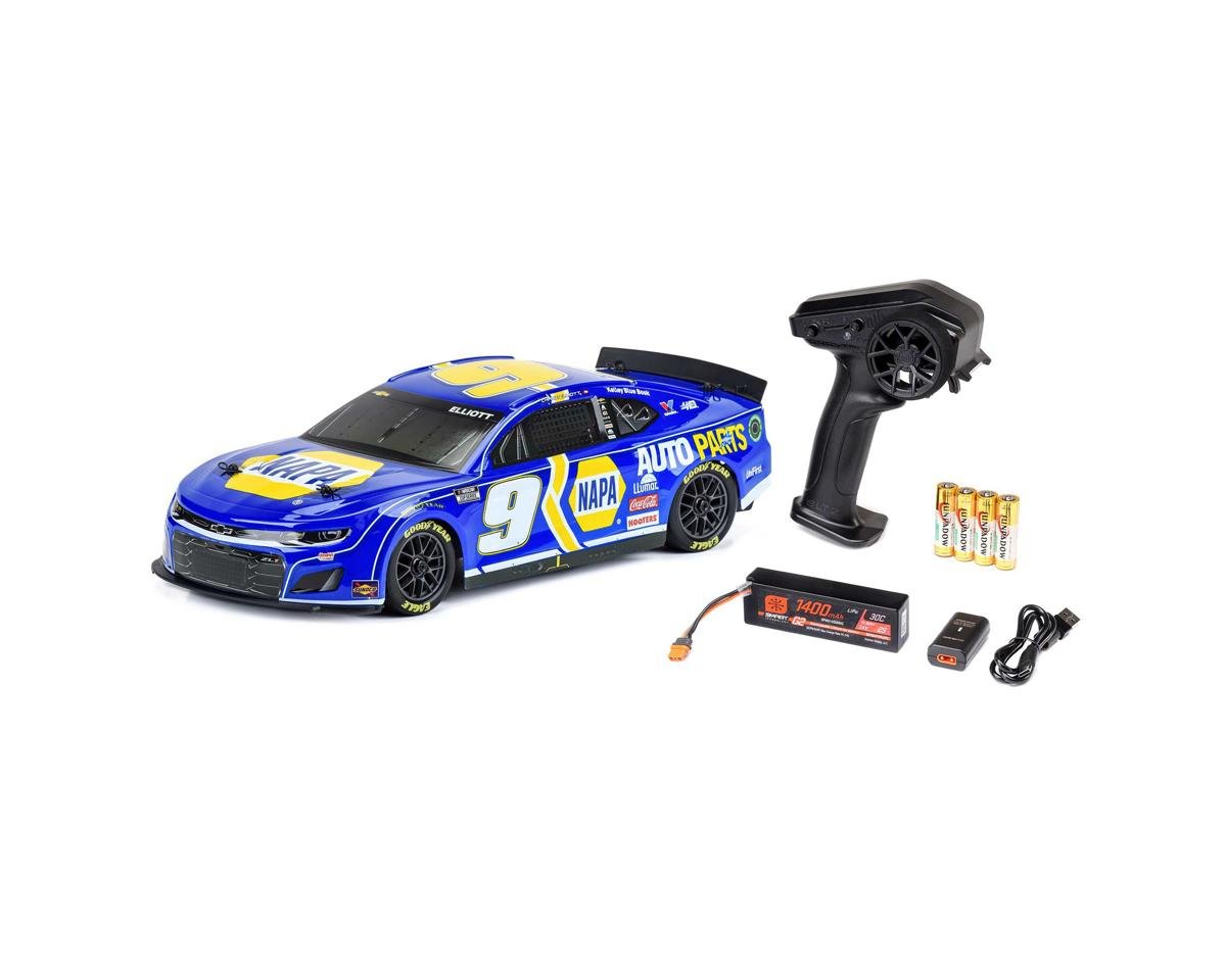 Team Losi 1/12 NASCAR AWD RTR Race Car w/Chase Elliott #9 NAPA 2024 Chevy Camaro Body & 2.4GHz Radio