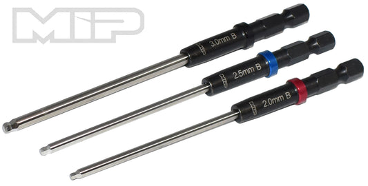 MIP Speed Tip™ Ball Hex Driver Wrench Set Gen 2, Metric (3), 2.0mm, 2.5mm, & 3.0mm, MIP-9616